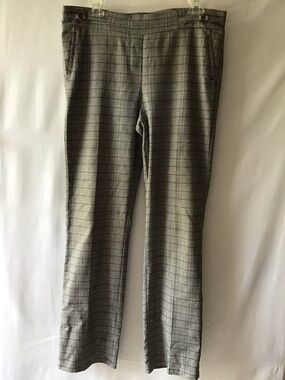Madison Gray Plaid Women's Trousers